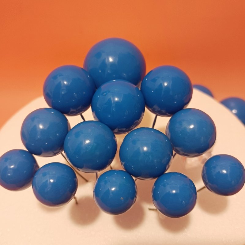 mixed size foam ball 2cm 2.5cm 3cm 4cm 20pcs royal blue dark blue light blue balls cake topper faux balls for birthday cake