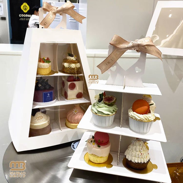 5-layer Cupcake Dessert Paper Stand Display Rack Birthday Wedding Party Supplies Cake Decoration Cake Plate Stand