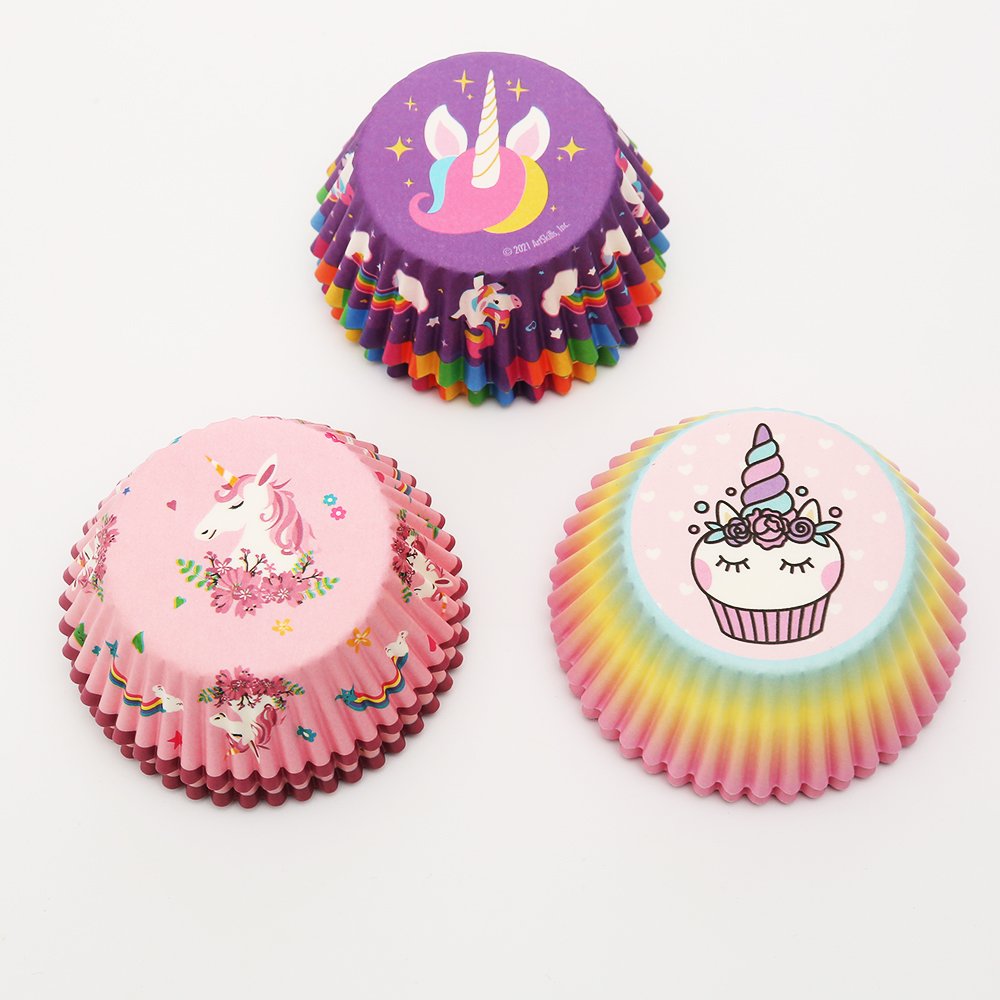 China YIWU Unicorn Cake Cupcake Topper disposable Toothpick Portable new years eve Party Decoration Ornament Supplies