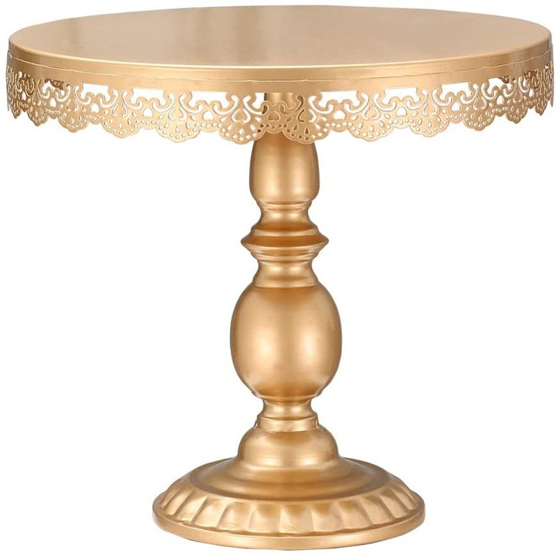 Wholesale 9pcs Round Cake Decorations Supplies Dessert Table Cupcake Display Tray Wedding Party Metal Painted Cake Stand Set