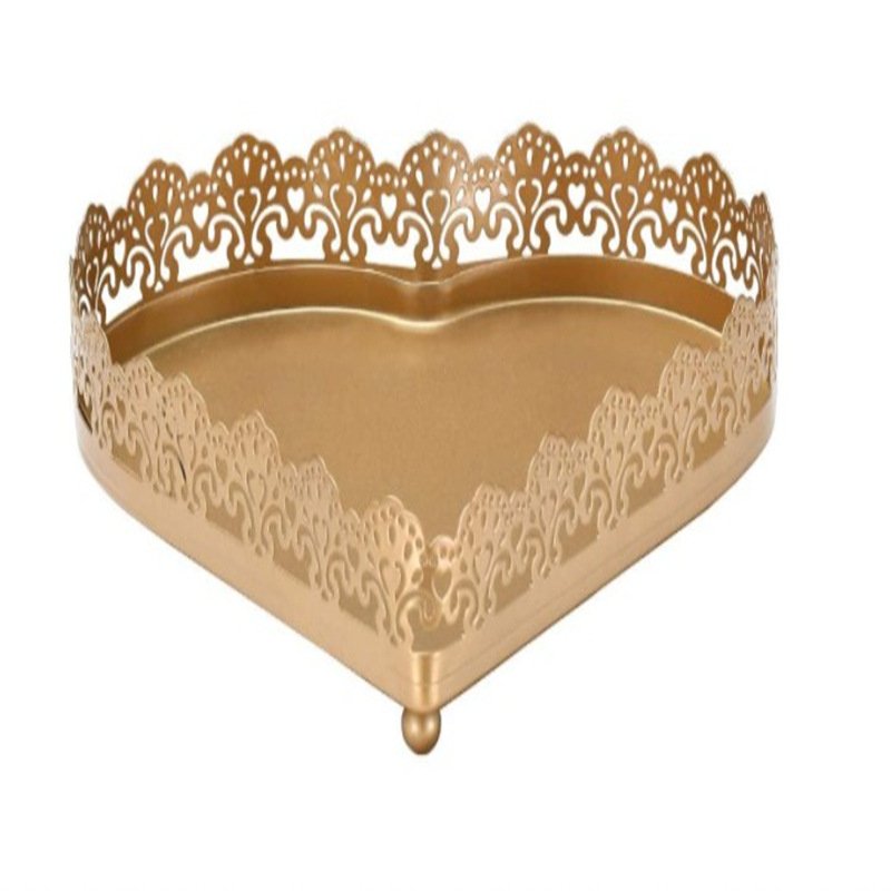 Wholesale 9pcs Round Cake Decorations Supplies Dessert Table Cupcake Display Tray Wedding Party Metal Painted Cake Stand Set