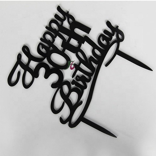 Wholesale Happy Birthday Cake Topper Acrylic Cake Toppers for Birthday Decoration