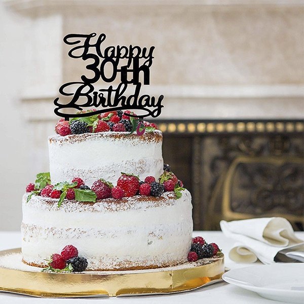 Wholesale Happy Birthday Cake Topper Acrylic Cake Toppers for Birthday Decoration