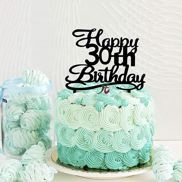 Wholesale Happy Birthday Cake Topper Acrylic Cake Toppers for Birthday Decoration
