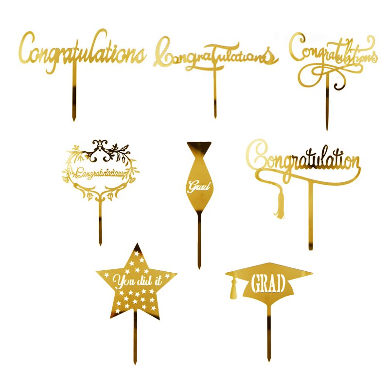 Season Graduation Integrations You Got It Acrylic Cake Topper Grad Theme Topper Good Quality Party Decoration