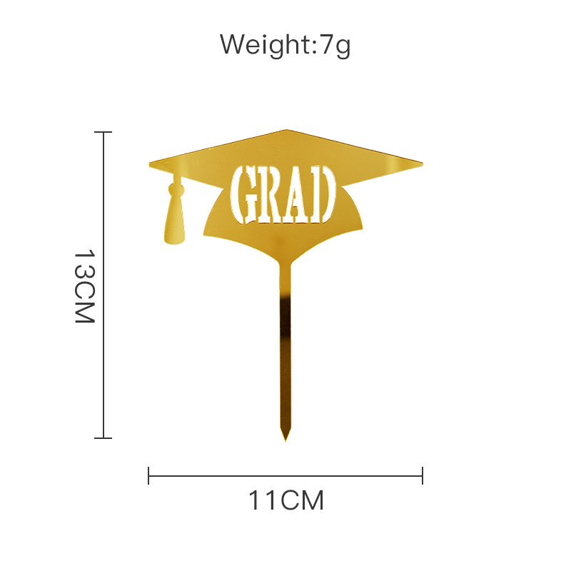 Season Graduation Integrations You Got It Acrylic Cake Topper Grad Theme Topper Good Quality Party Decoration