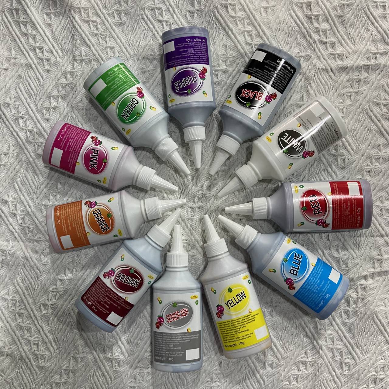 140g Pastry Accessories Water and Oil Based Food Coloring Gel Liquid Colors for Cake Supplies Essential Cake Tools