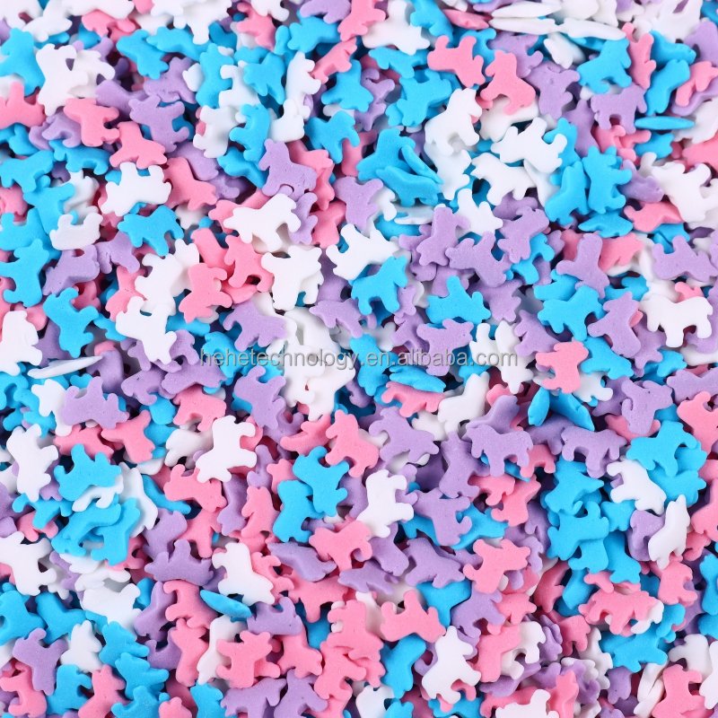 EU Standard Cake Decorating Supplies Sprinkles Polished Rainbow Candy Sprinkles Natural Sprinkles Cake Decoration for Cake Shop