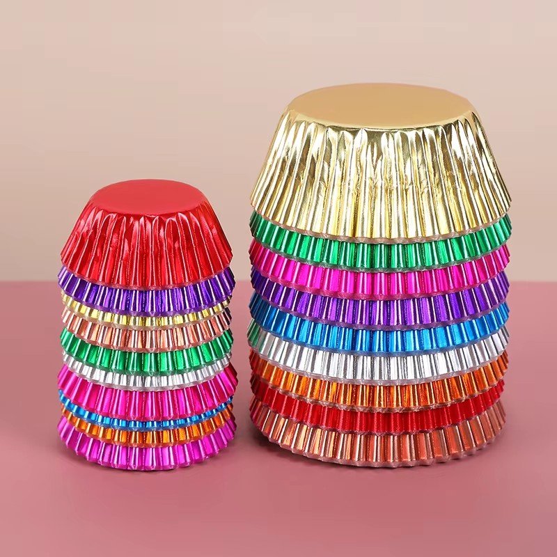 Factory Price Aluminum foil cupcake liners baking cup Disposable Muffin Cups