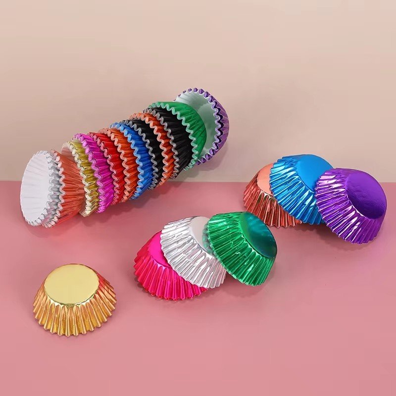 Factory Price Aluminum foil cupcake liners baking cup Disposable Muffin Cups
