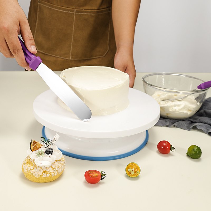 nozzle tips pastry piping bags Cake stand Decorating Tools Kit Baking Supplies Set