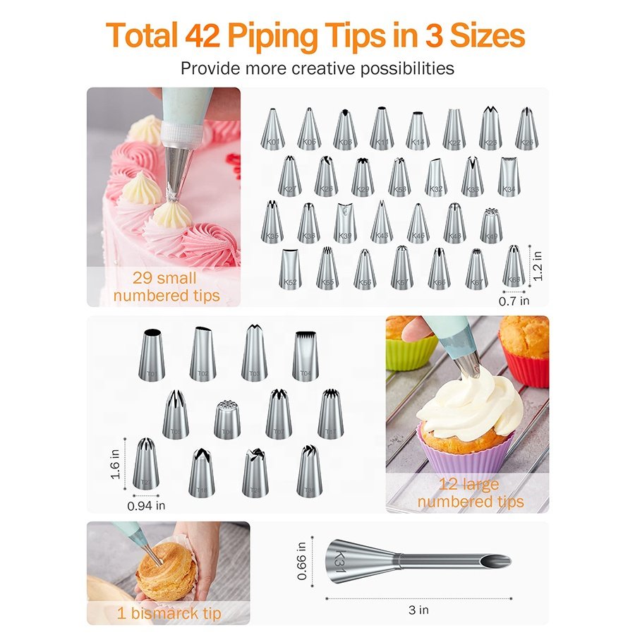 WINKITCHEN turntable baking tools cake decorating supplies items tools cake decorating set baking pastry cake tools