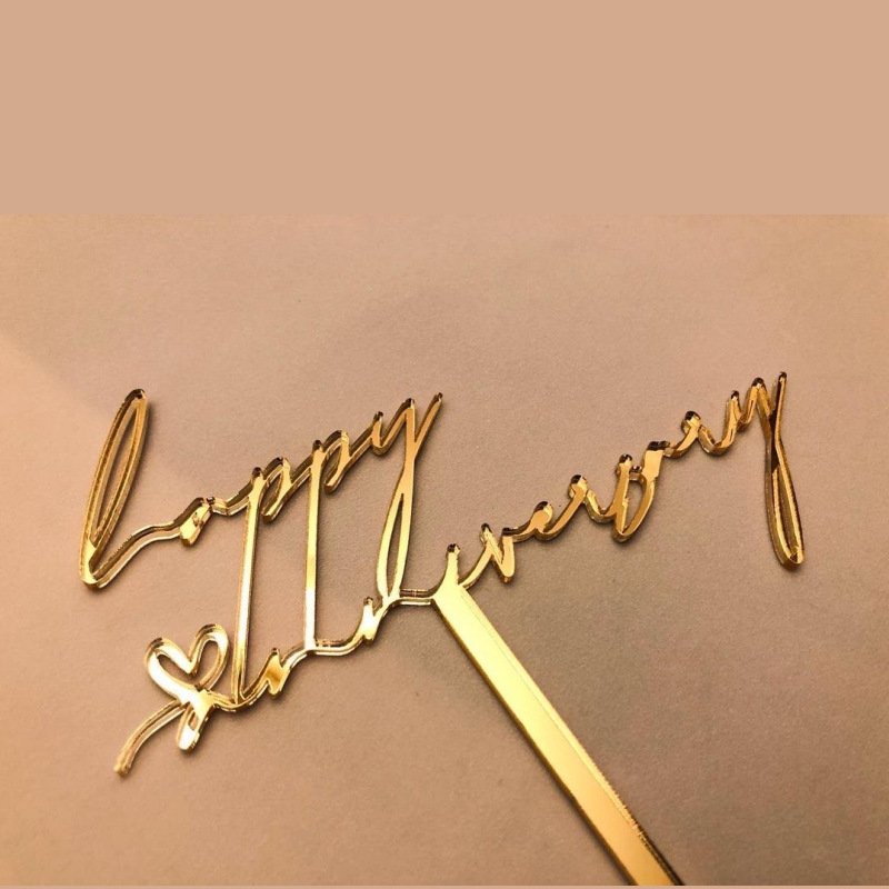 cake decorating supplies ins happy birthday acrylic Cake Topper cake decoration Supplier