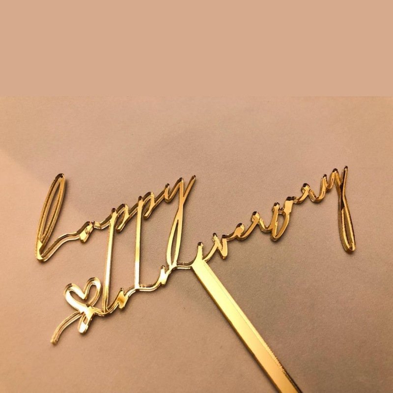cake decorating supplies ins happy birthday acrylic Cake Topper cake decoration Supplier