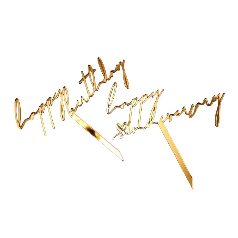 cake decorating supplies ins happy birthday acrylic Cake Topper cake decoration Supplier