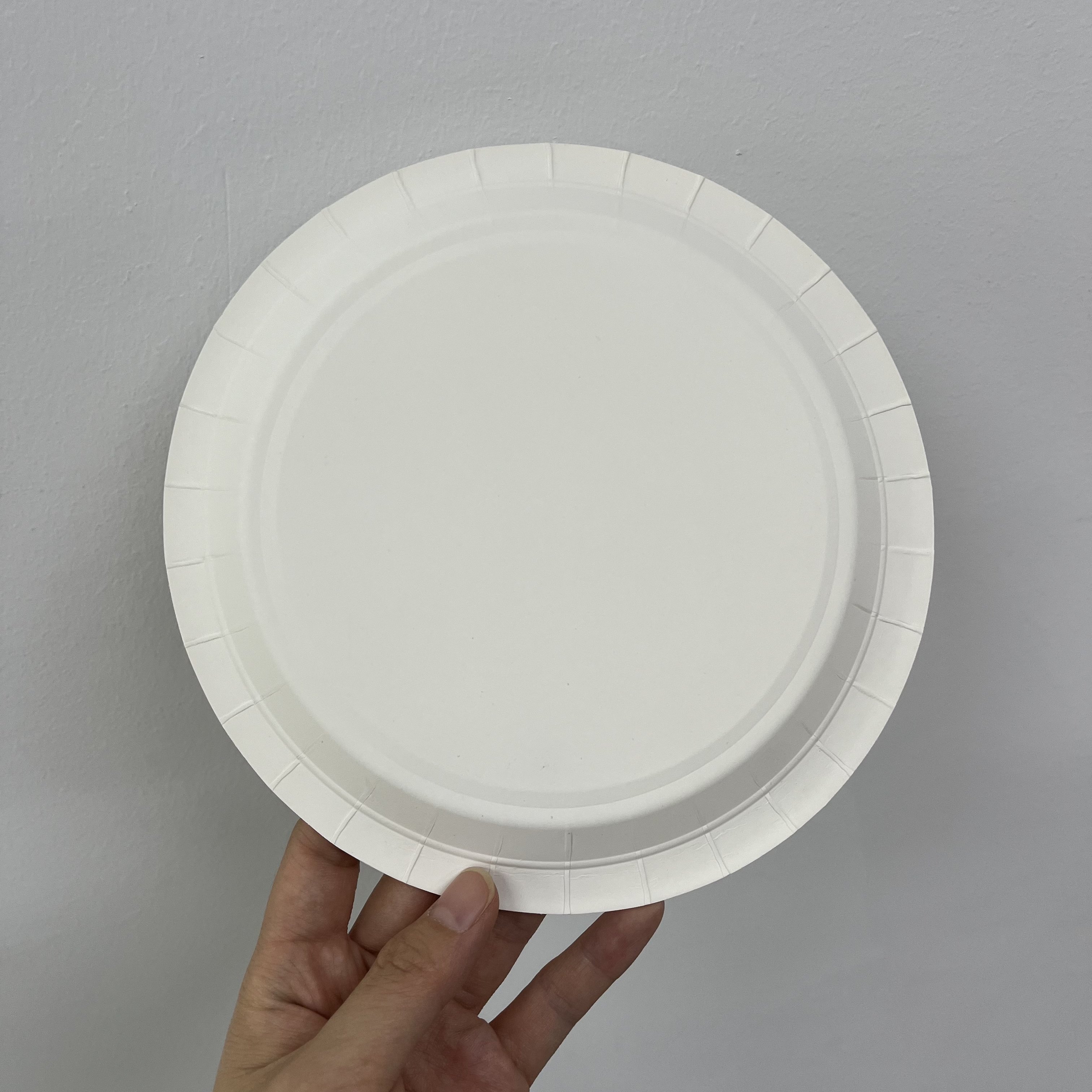 9inch Colorful Paper Plates Birthday Party Supplies Colored Disposable baby shower Paper plate Dessert Cake Decorations plate