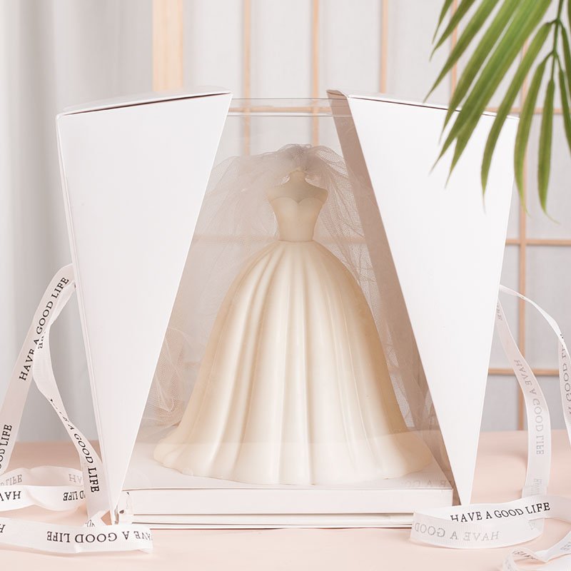 3d wedding dress shape silicone candle mold for baking molds silicone cake decorating supplies