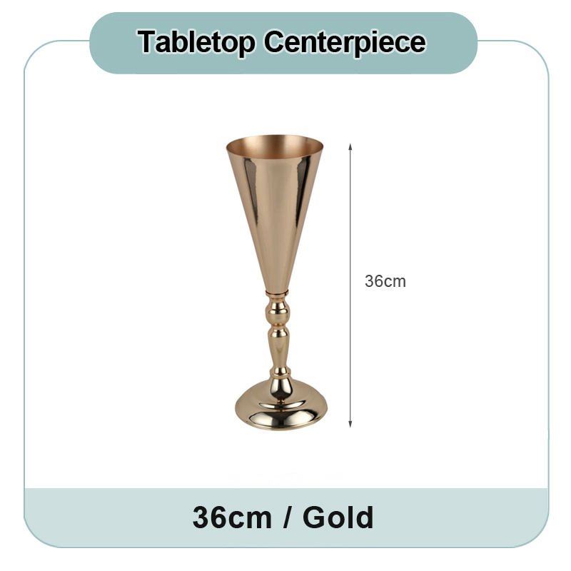 Michael Aram Modern Gold Flower Stand Wholesale Metal Vase For Wedding And Party Table Centerpieces For Wedding