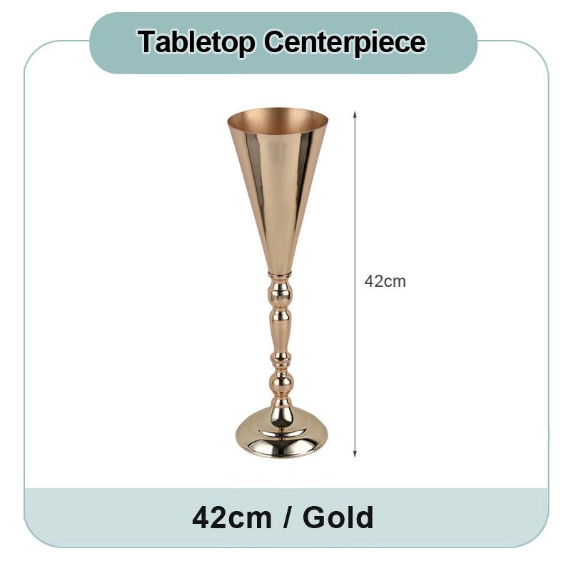 Michael Aram Modern Gold Flower Stand Wholesale Metal Vase For Wedding And Party Table Centerpieces For Wedding