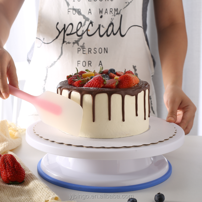 11 inches Cake Decorating Turntable Stand with Non-slip Base Cake Decorating Supplies Revolving Cake decorating kit display