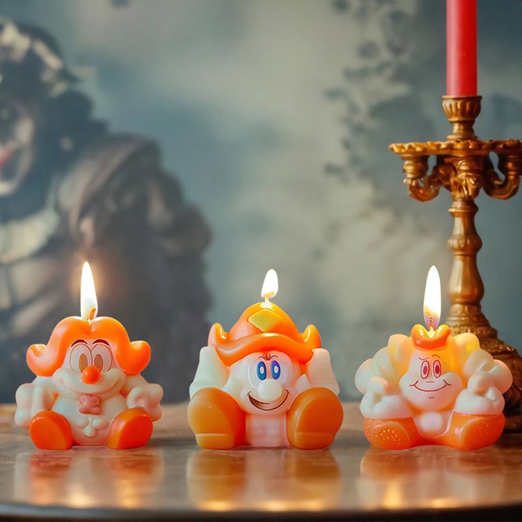 Clown Warrior Silicone Candle Mold Cartoon Gypsum Ornaments Home Decorations Casting Mould DIY Aromatherapy Candle Making Tool