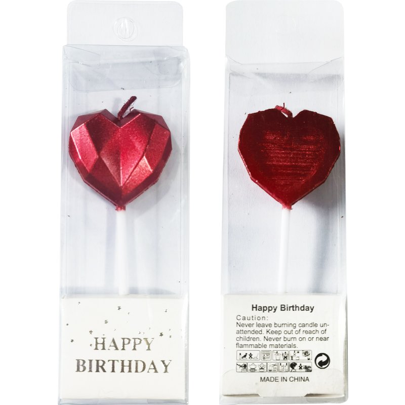 Cake baking decoration creative party decoration supplies individually packaged romantic love candle decorations