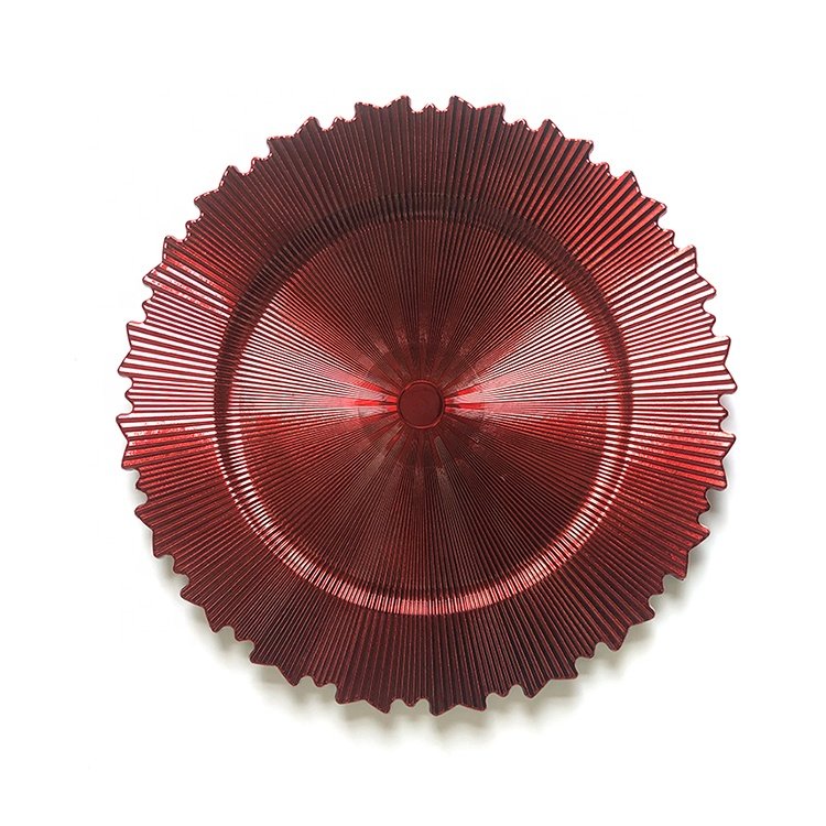 High Quality Plastic Decorative Dinner Party Decorations Serving Plates