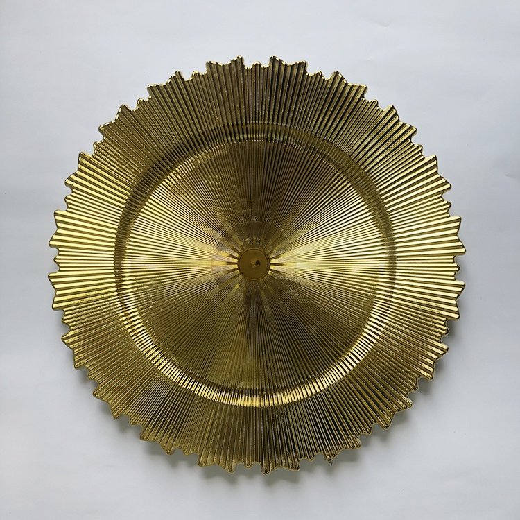 High Quality Plastic Decorative Dinner Party Decorations Serving Plates