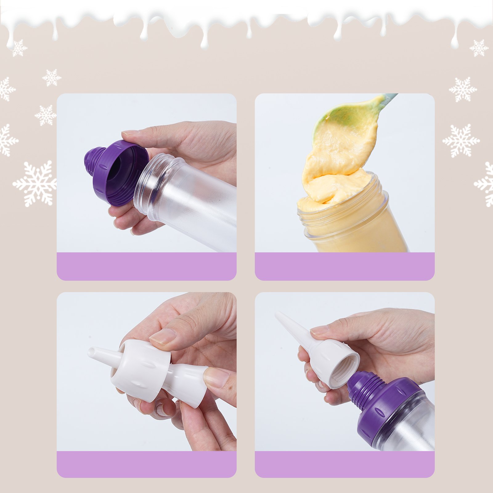 High Quality Plastic Decorating Cake Gun Set Cookie Cake Baking Tools Kitchen Gadgets Baking Cake Tools
