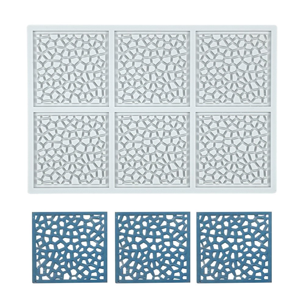 Early Riser New Arrival Square Silicone Lace Fondant Mat Dessert Tools Baking Supplies Cake Decoration Mold
