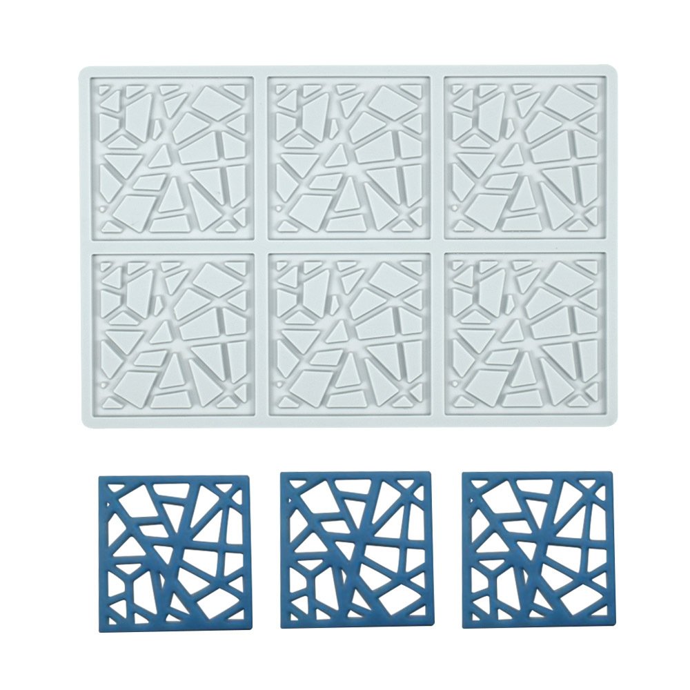Early Riser New Arrival Square Silicone Lace Fondant Mat Dessert Tools Baking Supplies Cake Decoration Mold