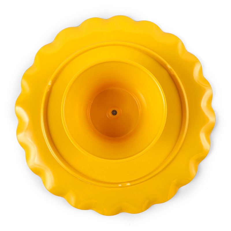 Custom Logo Melamine Cake Stand With Full Color Interior And Exterior Decal In Cool Assorted Colors