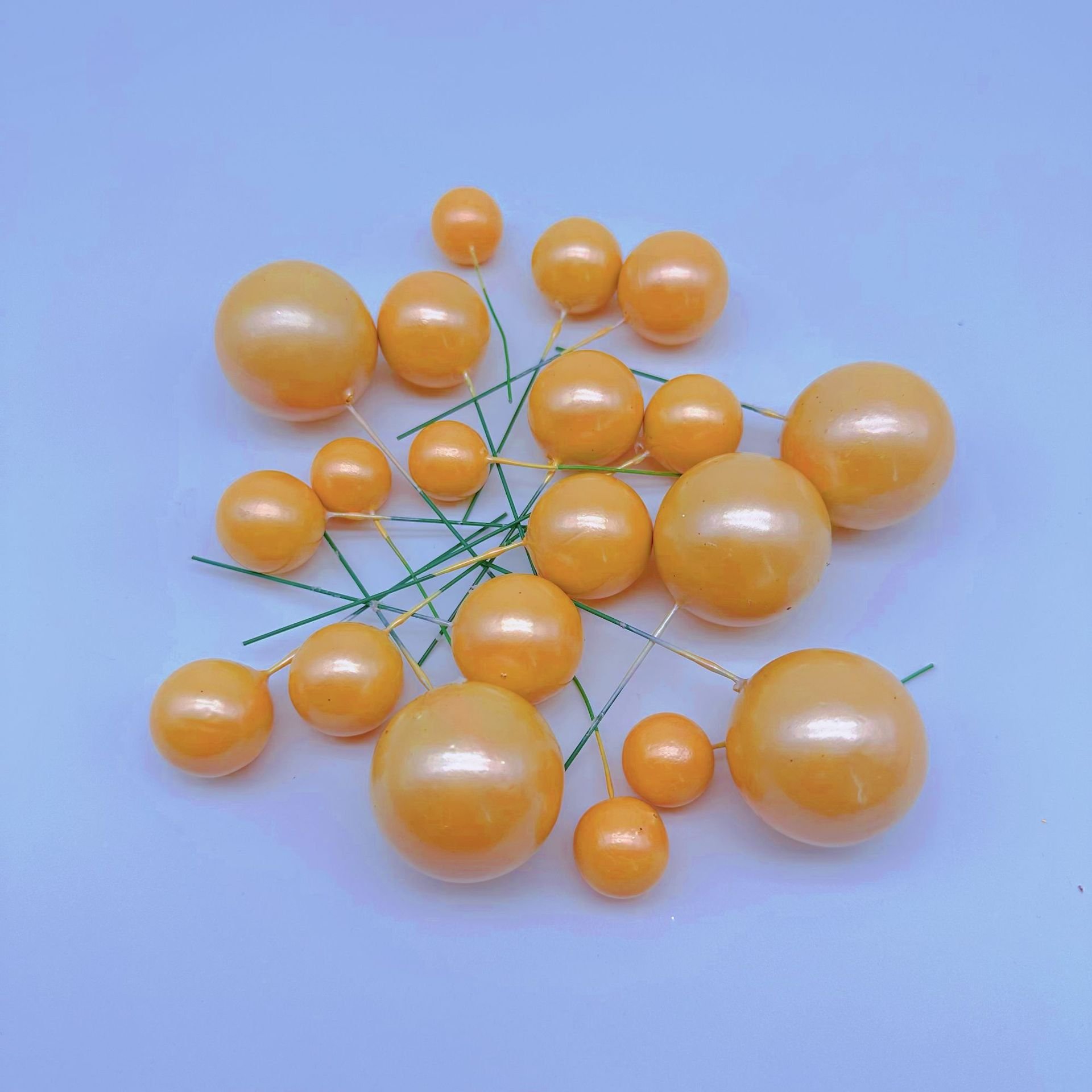 China whole salefactory shining pearl light faux ball 12 colors cake decoration saling to Arabia Africa south Asia