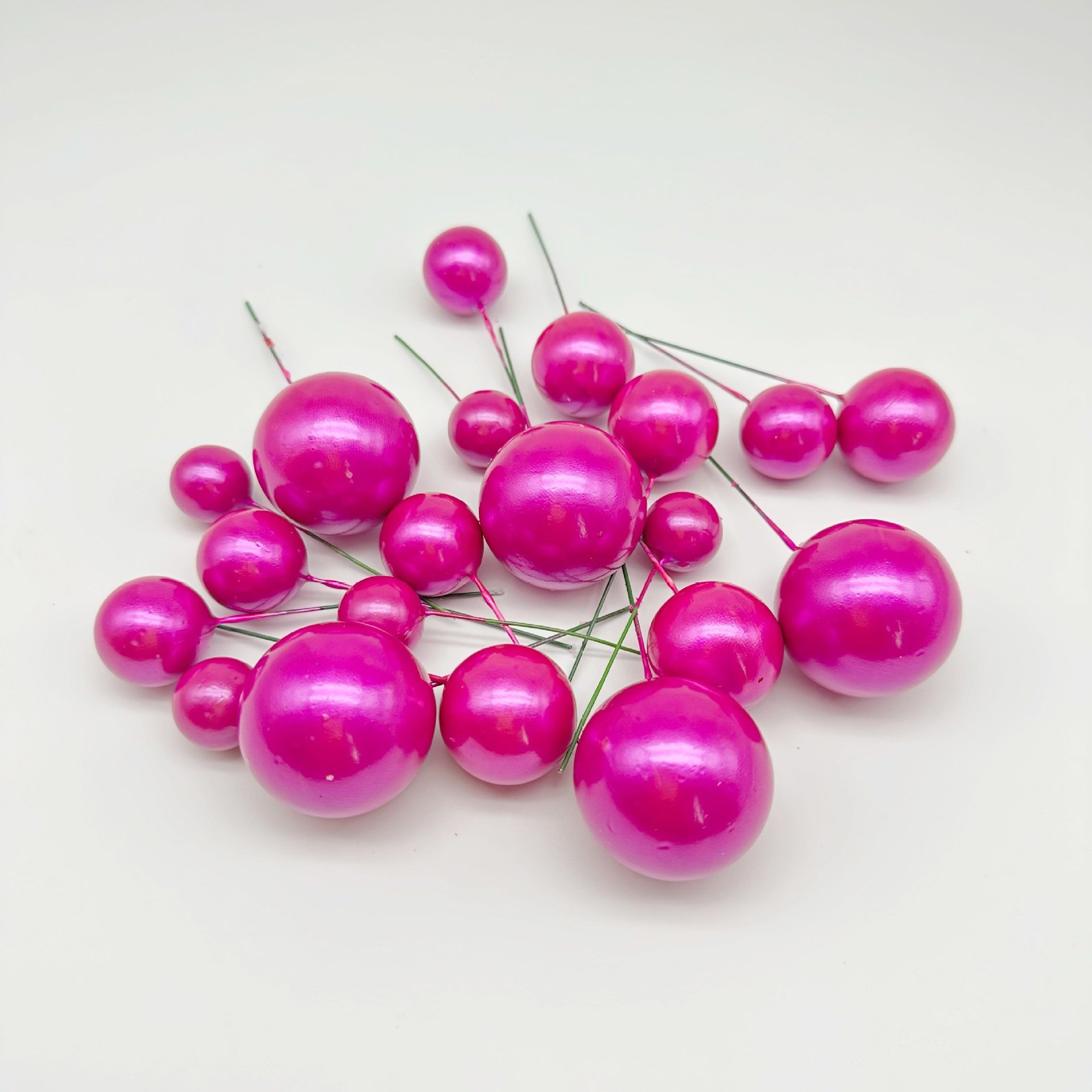 China whole salefactory shining pearl light faux ball 12 colors cake decoration saling to Arabia Africa south Asia
