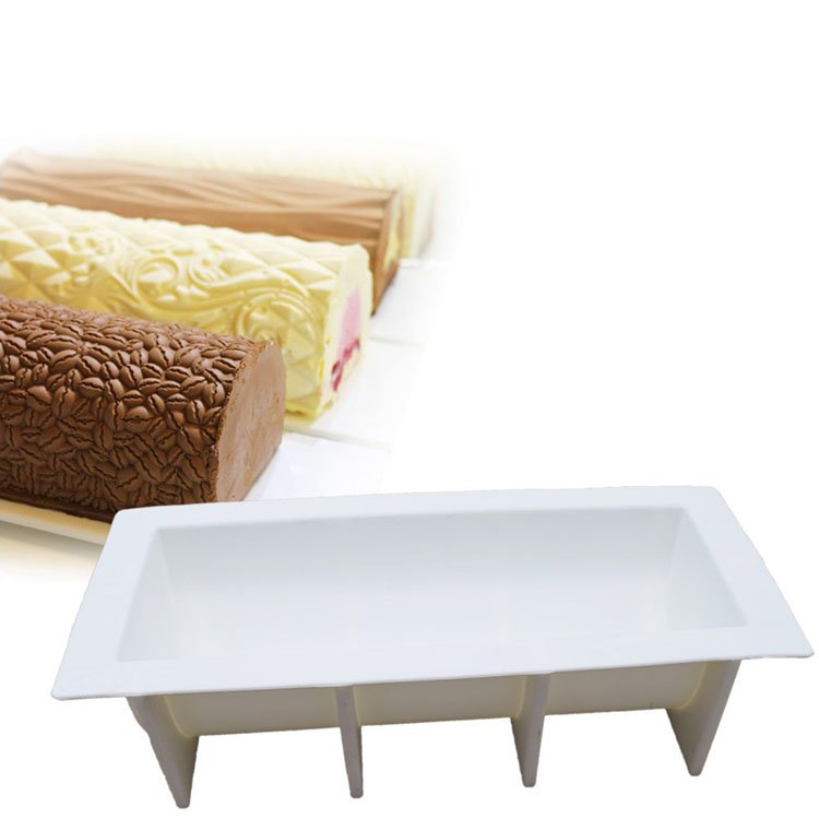 Swiss Roll Textured Mat Christmas Mousse Cake Silicone Mold DIY Swiss Roll Dessert Soap Candle Baking Accessories Decoration