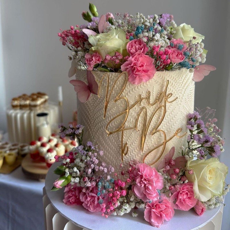 New Innovation Acrylic Cake Decorating Supplies Bride to be Side Acrylic Cake Decoration Bride and Groom Cake Topper for Wedding