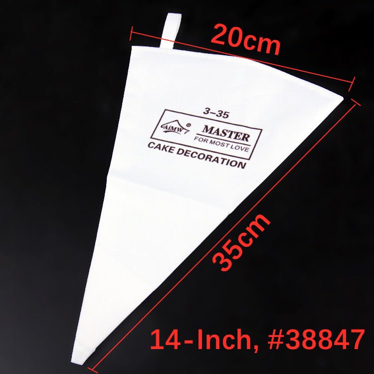 Non-Stick Coating Thickened Cotton Canvas Pastry Bags Cake Decorating Supplies Piping Bags Reusable Cake Decorating Tools