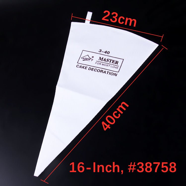 Non-Stick Coating Thickened Cotton Canvas Pastry Bags Cake Decorating Supplies Piping Bags Reusable Cake Decorating Tools