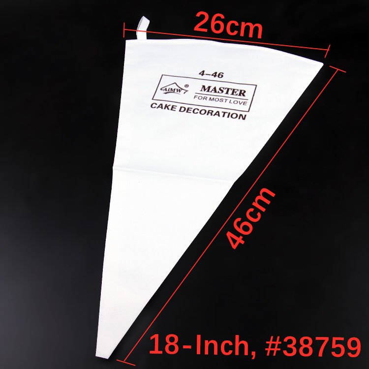 Non-Stick Coating Thickened Cotton Canvas Pastry Bags Cake Decorating Supplies Piping Bags Reusable Cake Decorating Tools