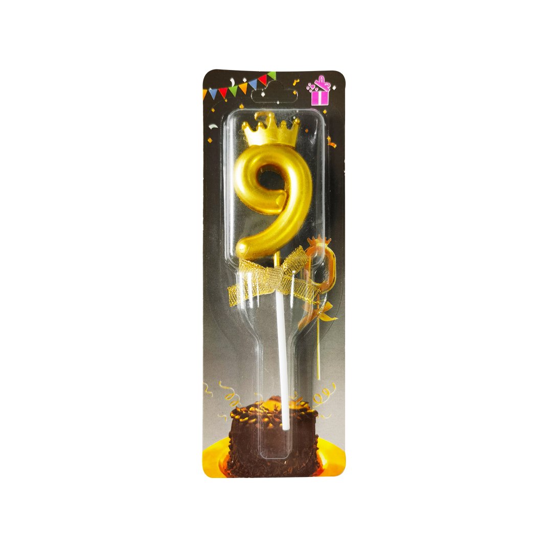 Wholesale Festival Celebration Children Adult Creative Party Decoration Gold Number Cake Birthday Candles