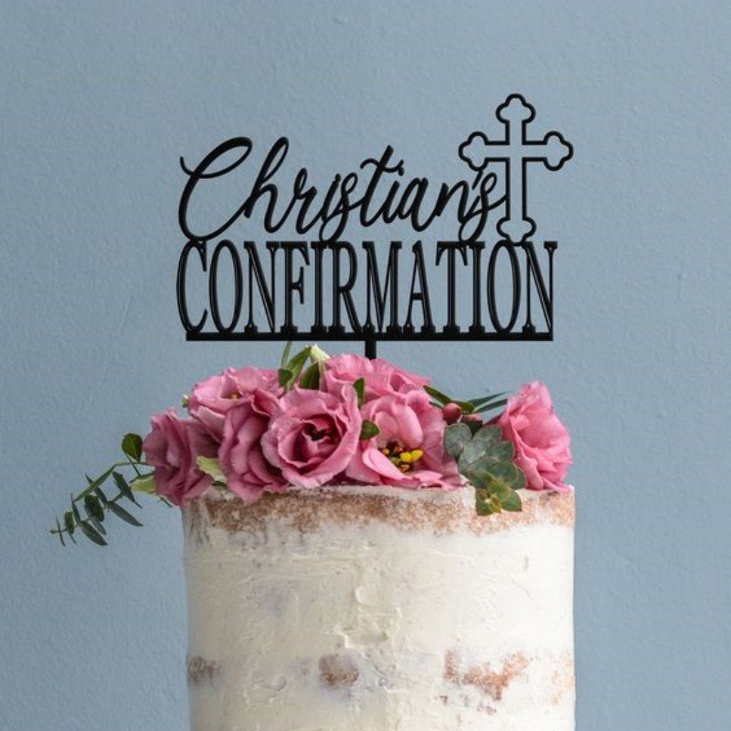 Ins style Peace Pigeon Cross Cake decoration Communion Baby Shower cake topper party decoration acrylic cake topper