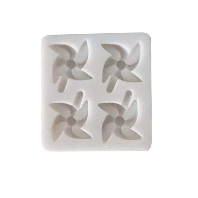 YS Custom DIY Windmill Design Silicone Cake Mold Decorating Tool Fondant Candle Plaster Mold Sugarcraft Kitchen Supplies Bakewar