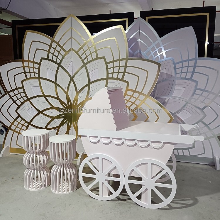 Wedding Decoration Supplies Cake Display Pedestal Stand pvc Acrylic Flower Desert Table Cylinder Plinth