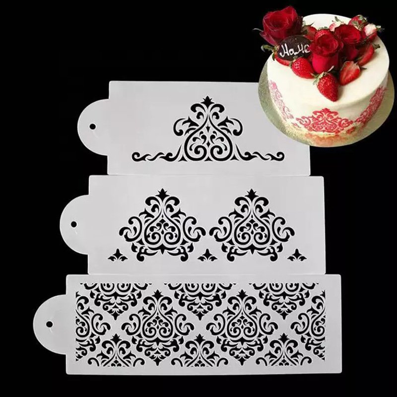 wholesale stencils for cake decoration birthday party supplies New Hot Cake Baking Pastry Tools cake stencils