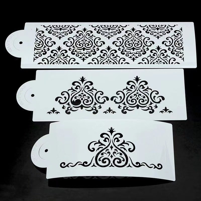 wholesale stencils for cake decoration birthday party supplies New Hot Cake Baking Pastry Tools cake stencils