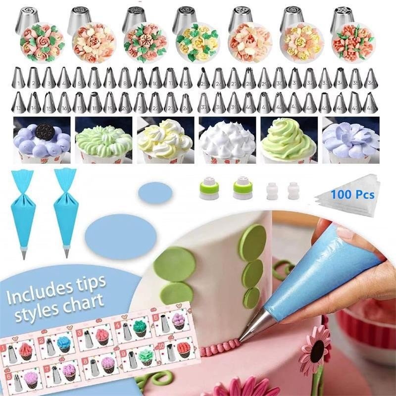 New Design Cake Decorating Set Baking Tools Rotating Cake Stand Turntable Supplies Cake Baking Tools