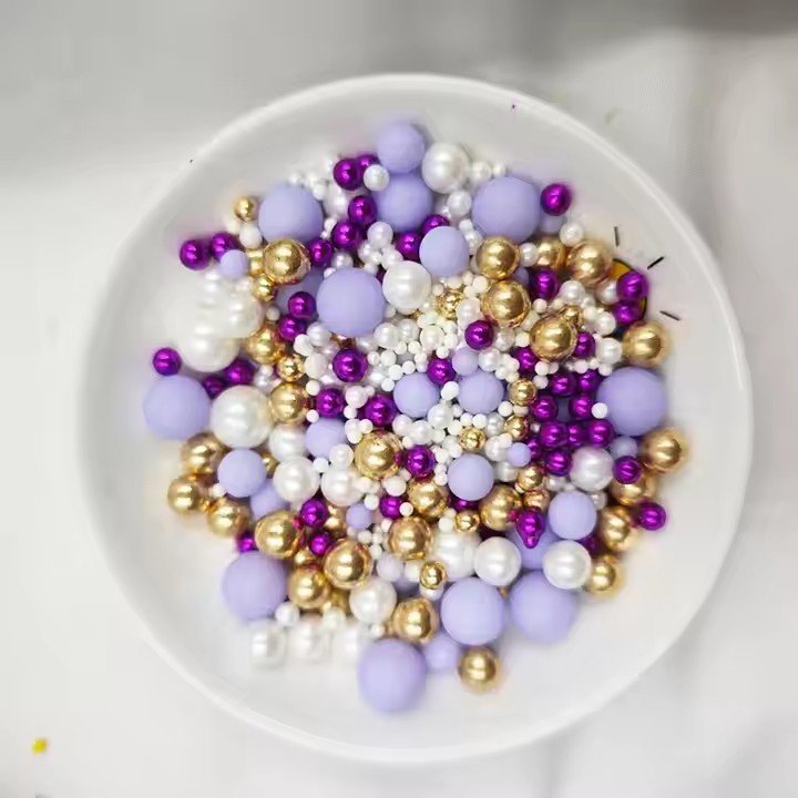 Frosted sugar beads matte sprinkles pastel sprinkles edible cake sprinkles edible decorations
