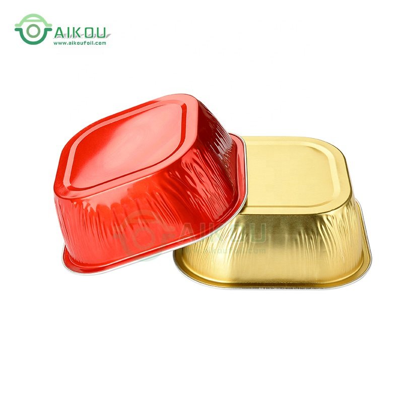Baking nonstick bakeware mold tools Gold square cake decorating tools supplies metal baking equipment cake tools and equipment
