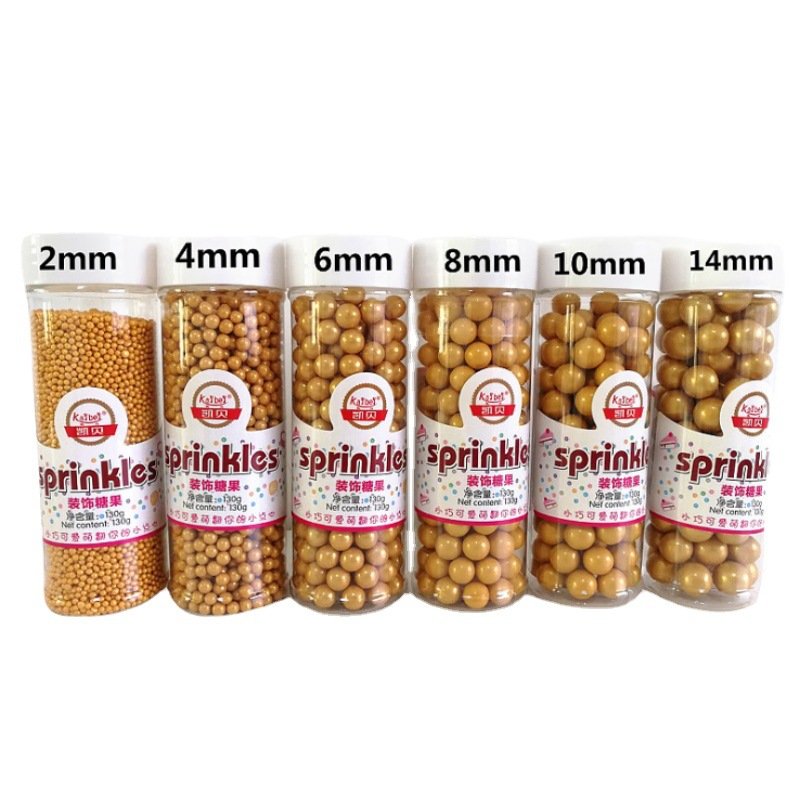 Hot sale cake decoration sugar sprinkles party cookies bakery decoration ingredients candy Dragees beads Edible Candy Sprinkles