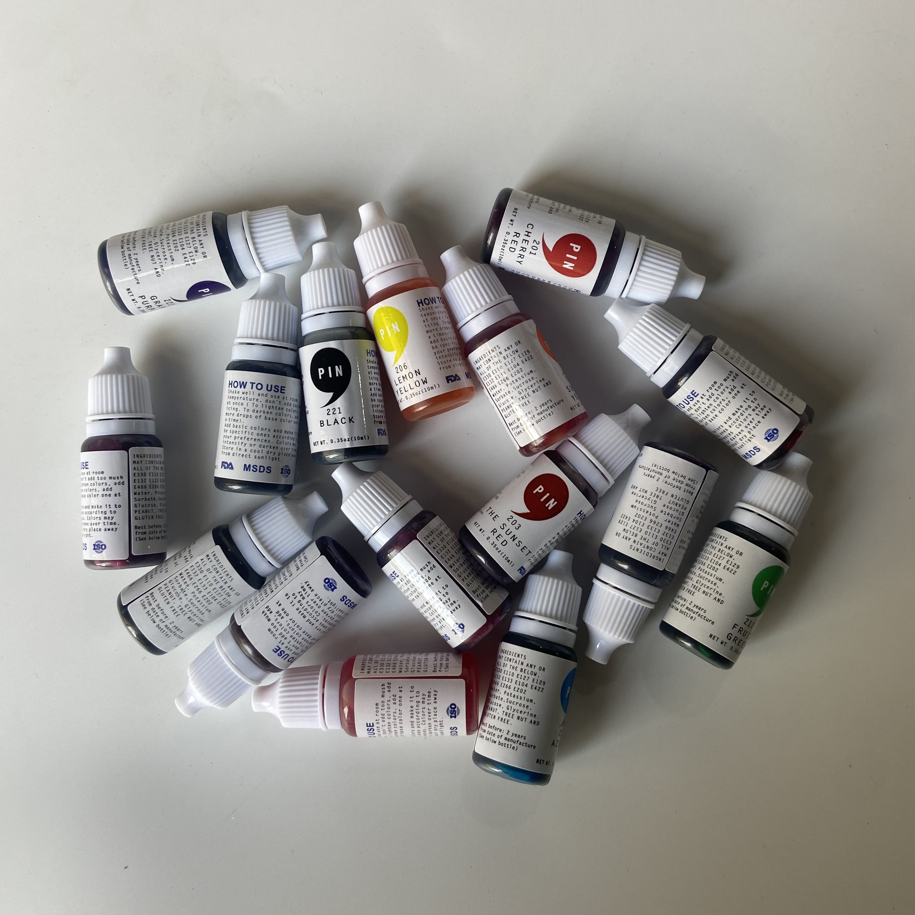 Edible food coloring baking 16 color cream cake decoration supplies